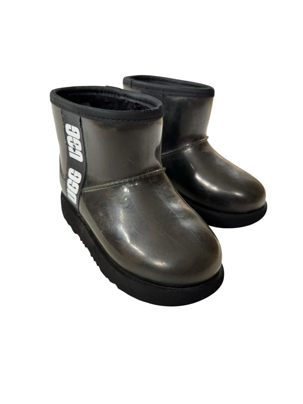 UGG Kids Classic Clear Mini Waterproof Boot Black Size 11